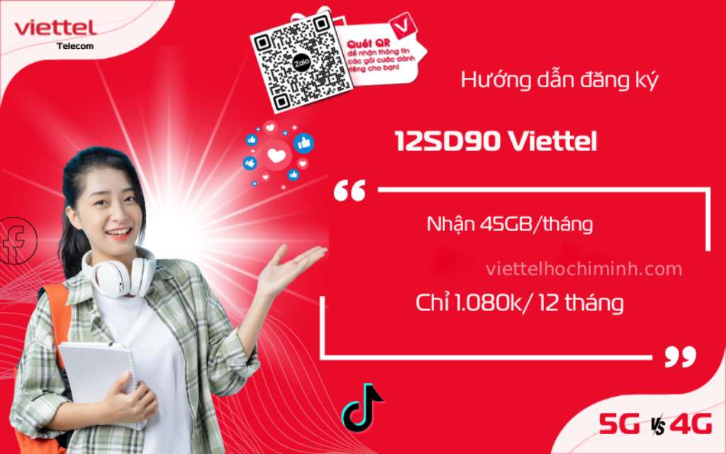 Tự do kết nối suốt 360 ngày gói cước 12SD90 Viettel có thực sự đáng mua?